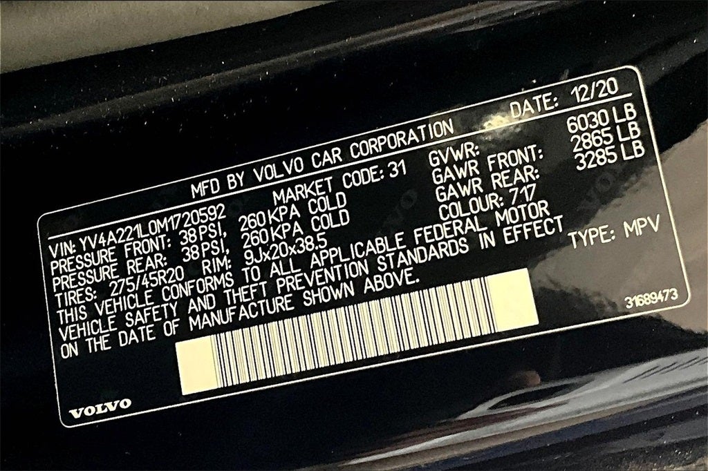 2021 Volvo XC90 T6 Inscription