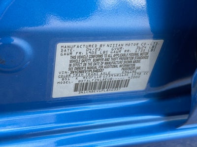 2023 Nissan Versa 1.6 SV