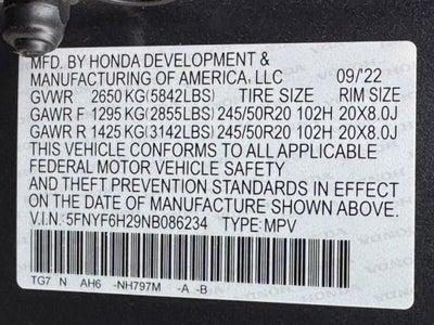 2022 Honda Pilot Special Edition AWD