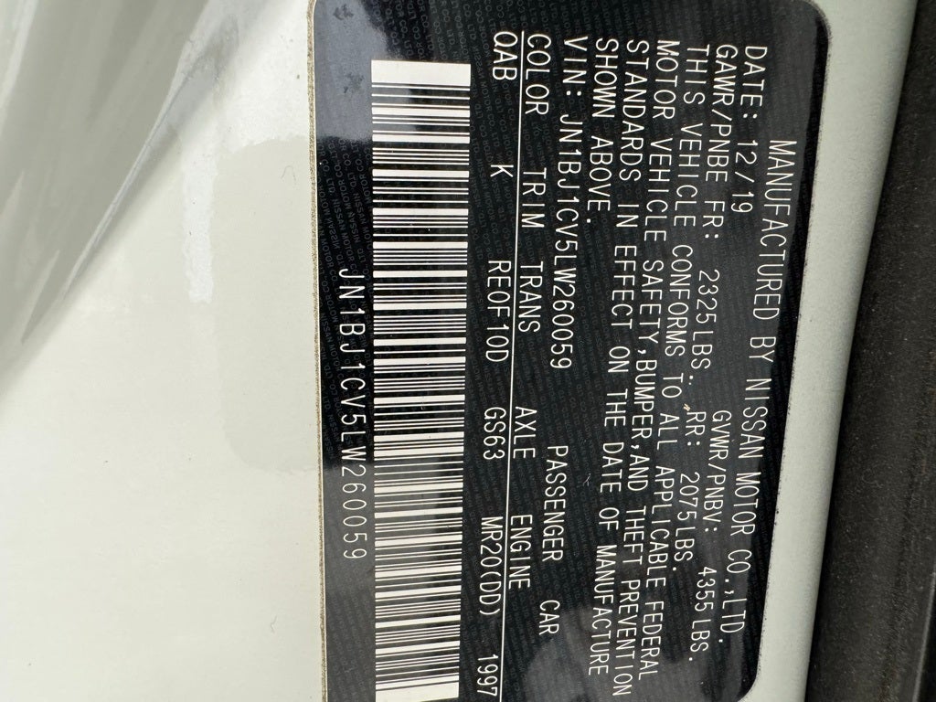 2020 Nissan Rogue Sport SV