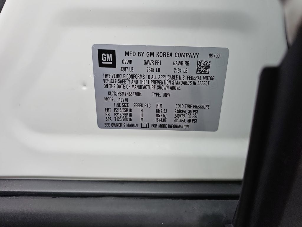 2022 Chevrolet Trax LT