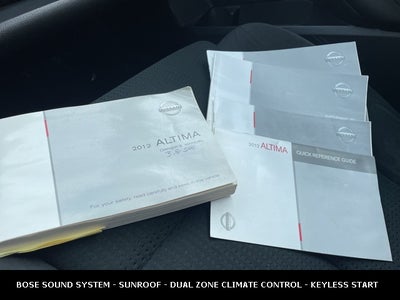 2012 Nissan Altima 3.5 SR LOCAL TRADE