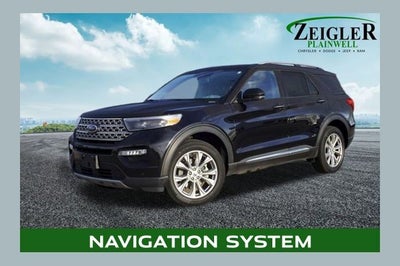 2022 Ford Explorer Limited Twin Panel Moonroof & Navigation System
