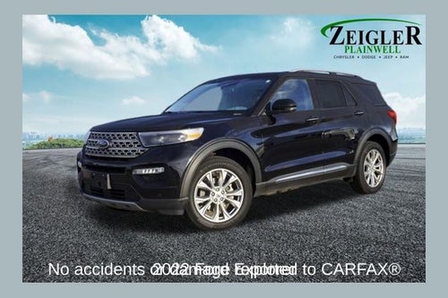 2022 Ford Explorer Limited Twin Panel Moonroof & Navigation System