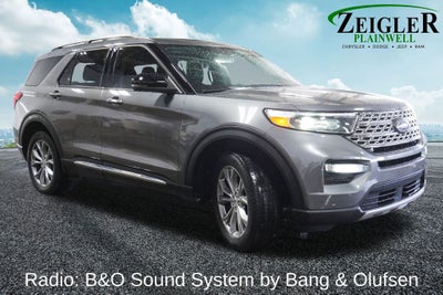 2022 Ford Explorer Limited Twin Panel Moonroof & Navigation System