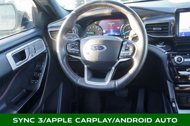 2022 Ford Explorer ST-Line Twin Panel Moonroof & SYNC 3/Apple CarPlay/Android