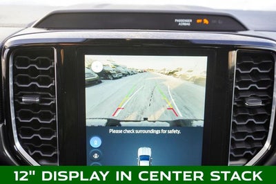 2025 Ford Ranger XLT 12" Display in Center Stack & 360-Degree Camera