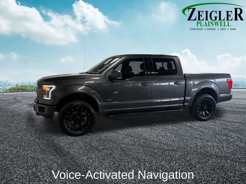 2017 Ford F-150 Lariat Voice-Activated Navigation