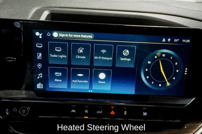 2025 Chevrolet Silverado 1500 LT 12.3" Multicolor Reconfigurable Digital Display &