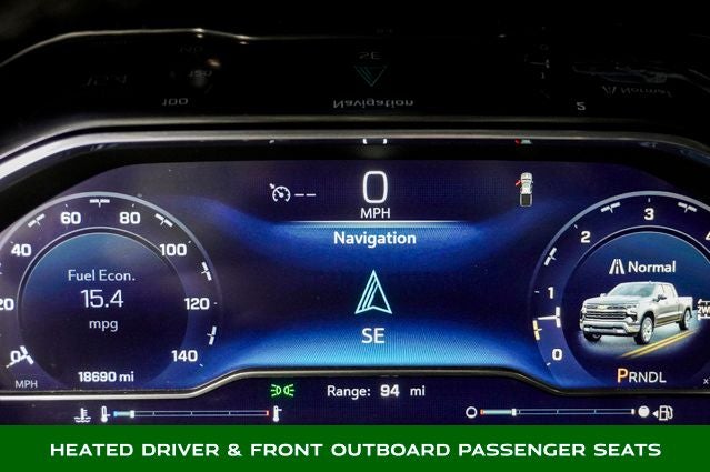 2025 Chevrolet Silverado 1500 LT 12.3" Multicolor Reconfigurable Digital Display &