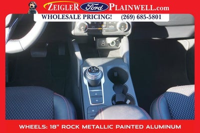 2025 Ford Escape ST-Line AWD ST Line Seats BLis Traffic Alert