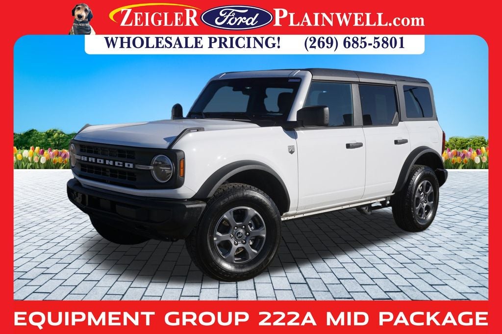 2025 Ford Bronco Big Bend 2.3 Ecoboost 4x4 MID PKG Hard Top Rear Camera Sync