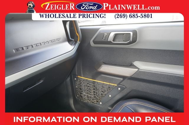 2022 Ford Bronco Badlands ADVANCED SASQUATCH MID HIG & LUX PKG LEATHER NAV