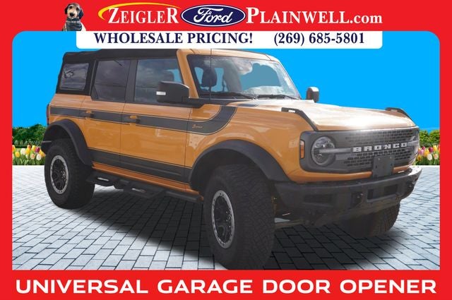 2022 Ford Bronco Badlands ADVANCED SASQUATCH MID HIG & LUX PKG LEATHER NAV