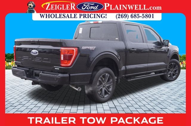 2023 Ford F-150 XLT Crew Cab 4x4 Twin Panel Roof Nav 20" Black Wheels