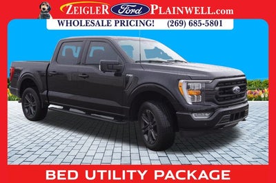 2023 Ford F-150 XLT Crew Cab 4x4 Twin Panel Roof Nav 20" Black Wheels
