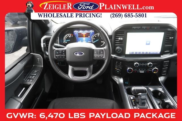 2023 Ford F-150 XLT Crew Cab 4x4 Twin Panel Roof Nav 20" Black Wheels