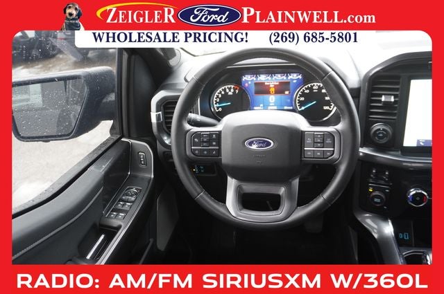 2023 Ford F-150 XLT Crew Cab 4x4 Twin Panel Roof Nav 20" Black Wheels