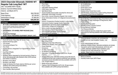 2023 Chevrolet Silverado 3500HD Work Truck