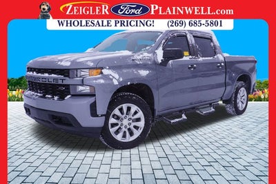 2022 Chevrolet Silverado 1500 LTD Custom CREW CAB 4X4 BLACK APPEARANCE PLG 20' WHEELS