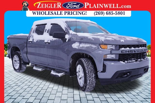 2022 Chevrolet Silverado 1500 LTD Custom CREW CAB 4X4 BLACK APPEARANCE PLG 20' WHEELS