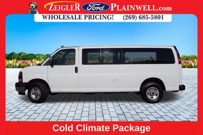 2023 GMC Savana 3500 LT 15 Passenger Extended WB Chrome Pkg Rear Camera