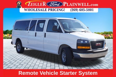 2023 GMC Savana 3500 LT 15 Passenger Extended WB Chrome Pkg Rear Camera