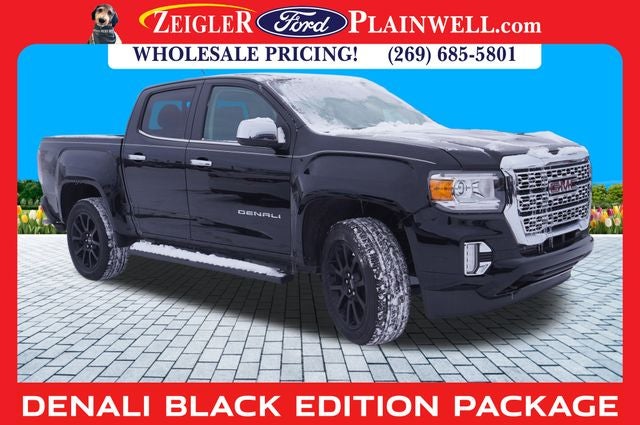 2022 GMC Canyon Denali Black Edtion Crew Cab 4x4 V6 Leather Trailer Pkg R