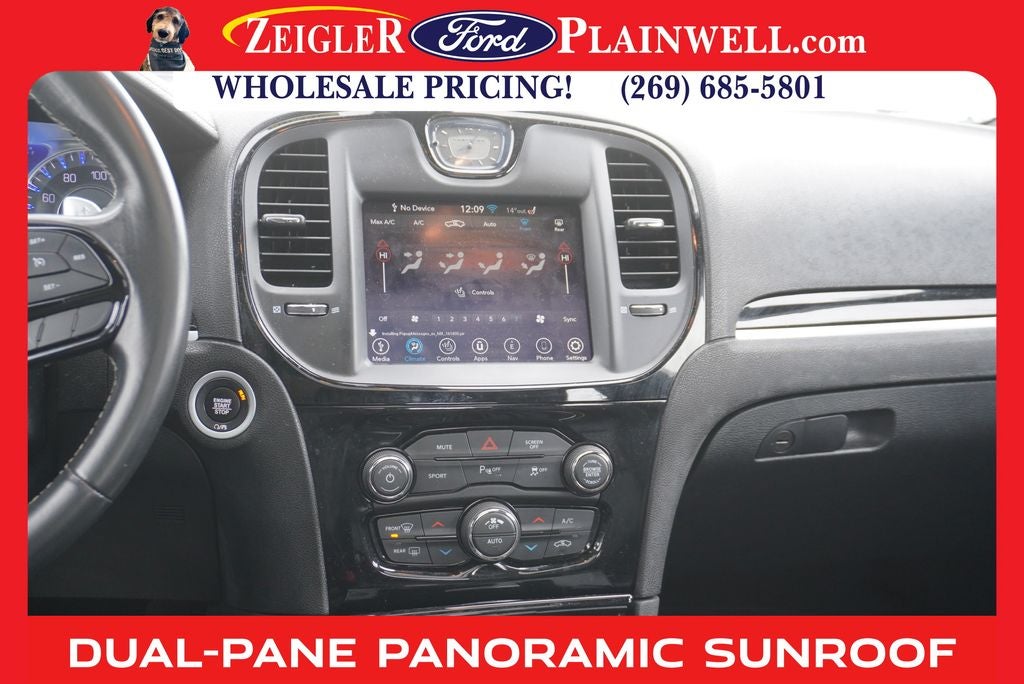 2021 Chrysler 300 S Panoramic Moonroof Navigation Heated Leather Rear