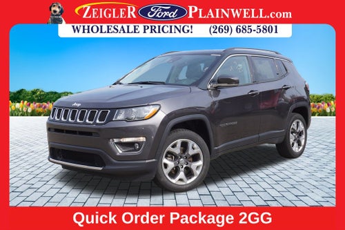 2021 Jeep Compass Limited 4x4 Leather Power Moonroof