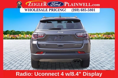 2021 Jeep Compass Limited 4x4 Leather Power Moonroof