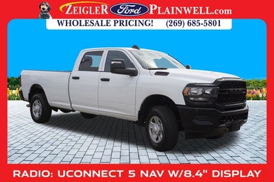 2023 RAM 3500 Tradesman 4x4 CREW CAB LONG BOX 6.4L V8 Navigation HD Vinyl