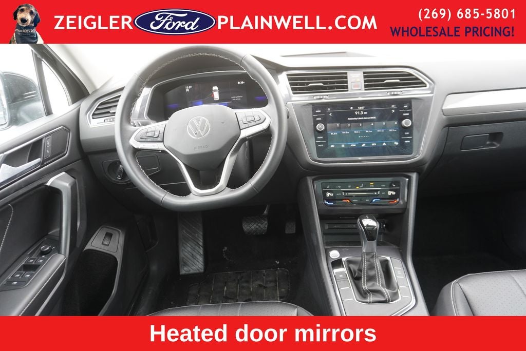 2024 Volkswagen Tiguan 2.0T SE Panoramic Moonroof Heated Leather Rear Camera 3rd