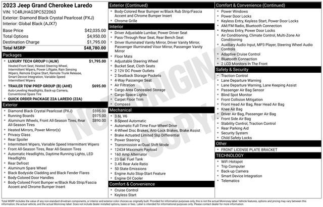 2023 Jeep Grand Cherokee Laredo 4x4