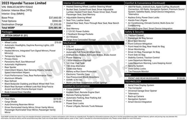 2023 Hyundai Tucson Limited