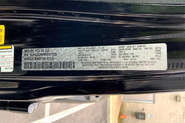 2021 Jeep Wrangler Unlimited Sport S