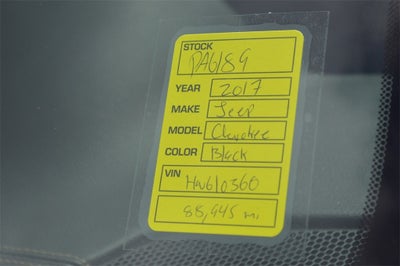 2017 Jeep Cherokee Sport