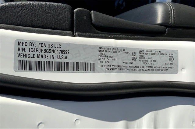 2022 Jeep Grand Cherokee WK Limited