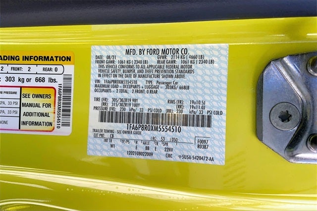 2021 Ford Mustang Mach 1