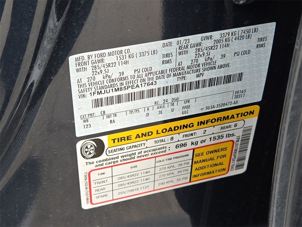 2023 Ford Expedition Platinum AWD