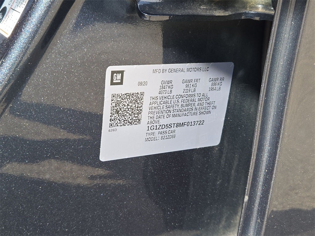 2021 Chevrolet Malibu LT