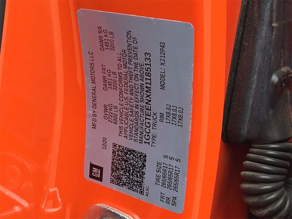 2021 Chevrolet Colorado ZR2 AWD 4WD