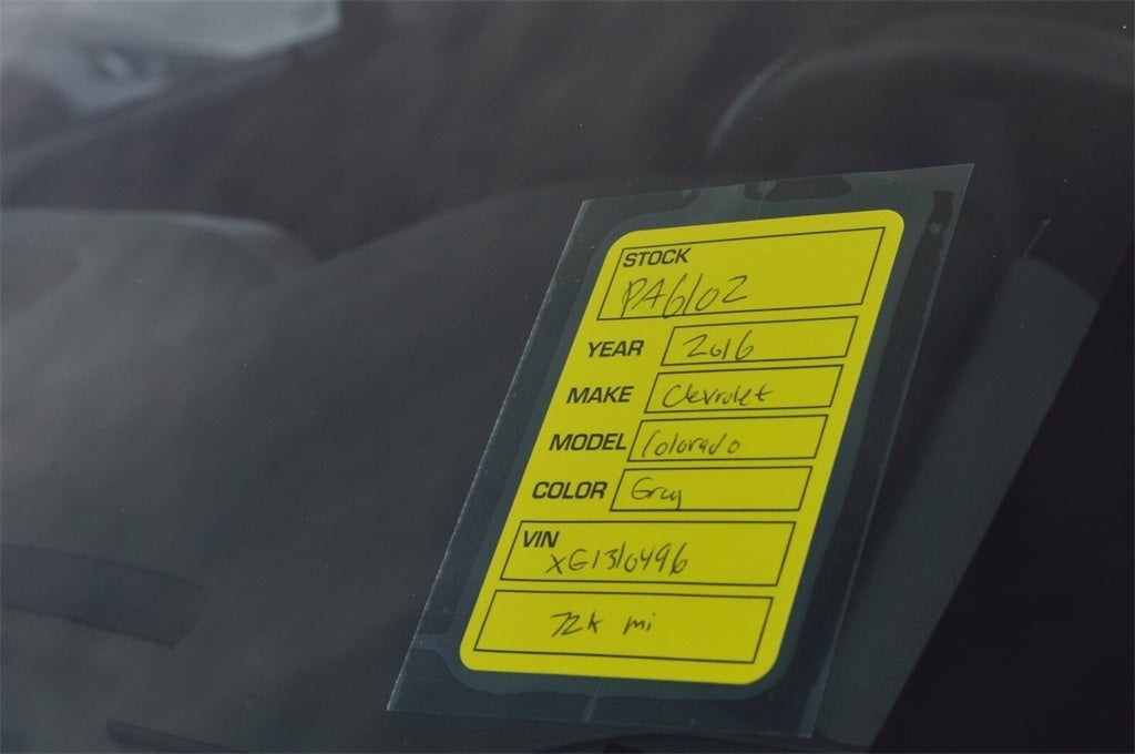 2016 Chevrolet Colorado Z71