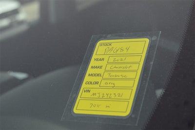 2021 Chevrolet Traverse RS