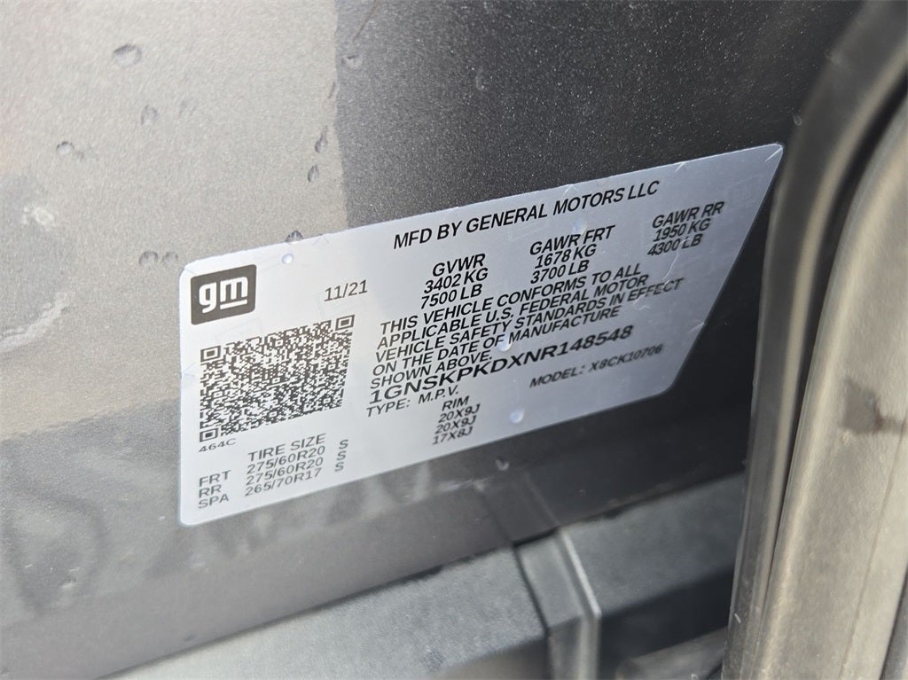 2022 Chevrolet Tahoe Z71 AWD