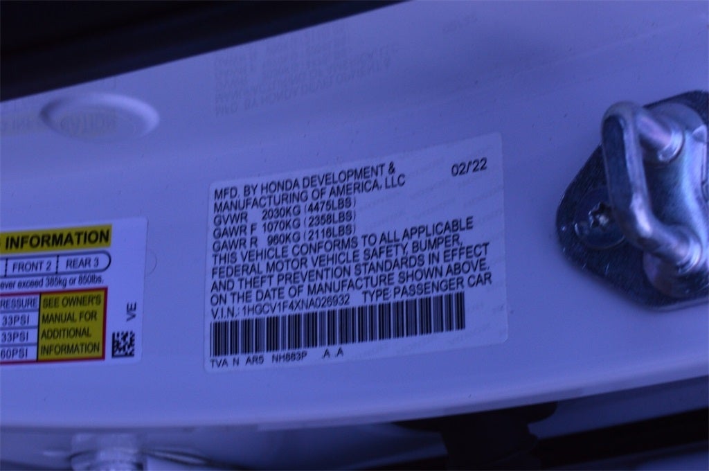 2022 Honda Accord Sport Special Edition