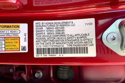 2024 Honda Accord LX