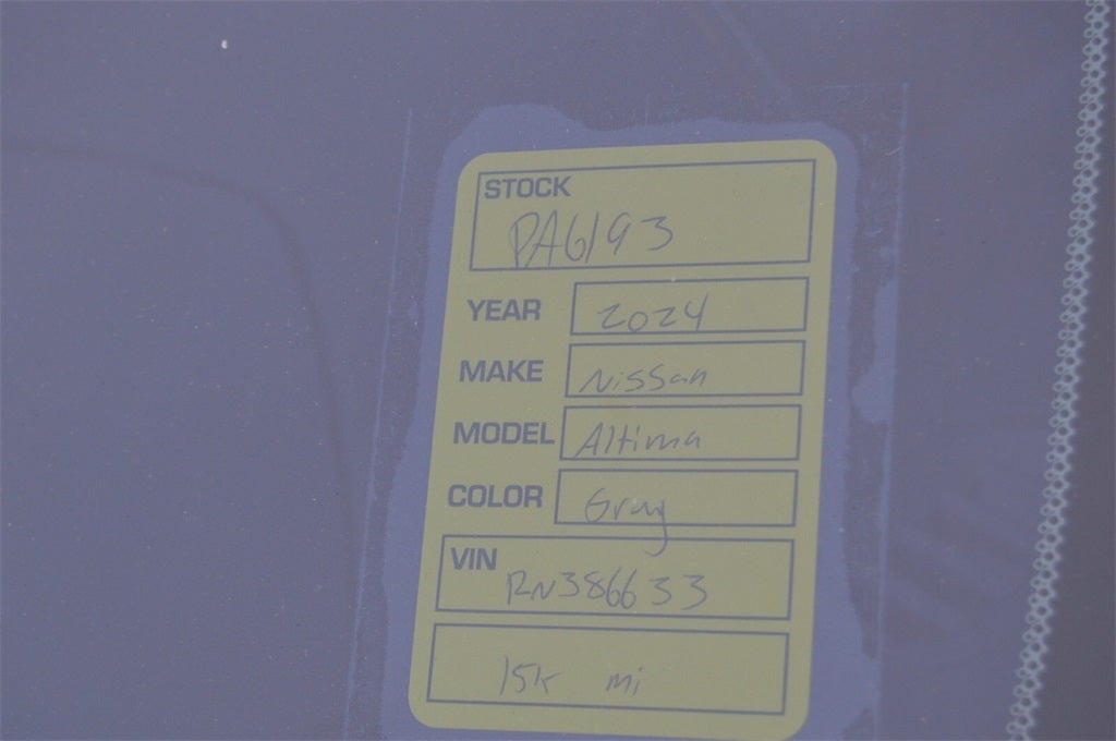 2024 Nissan Altima 2.5 SR