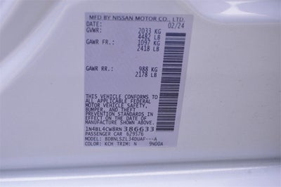 2024 Nissan Altima 2.5 SR