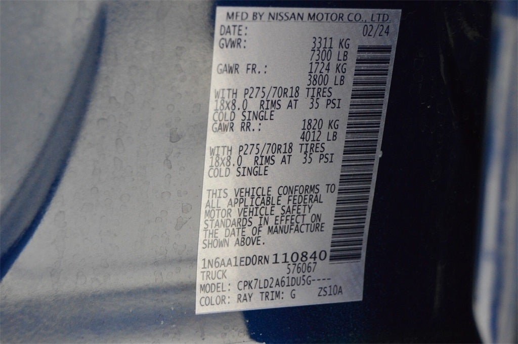 2024 Nissan Titan PRO-4X